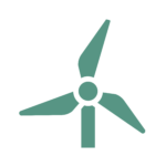 Wind energy icon