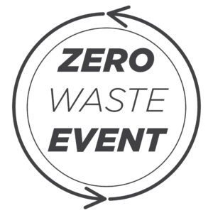 Logo that says "Zero Waste Event"